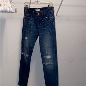 Madewell 9” high rise skinny